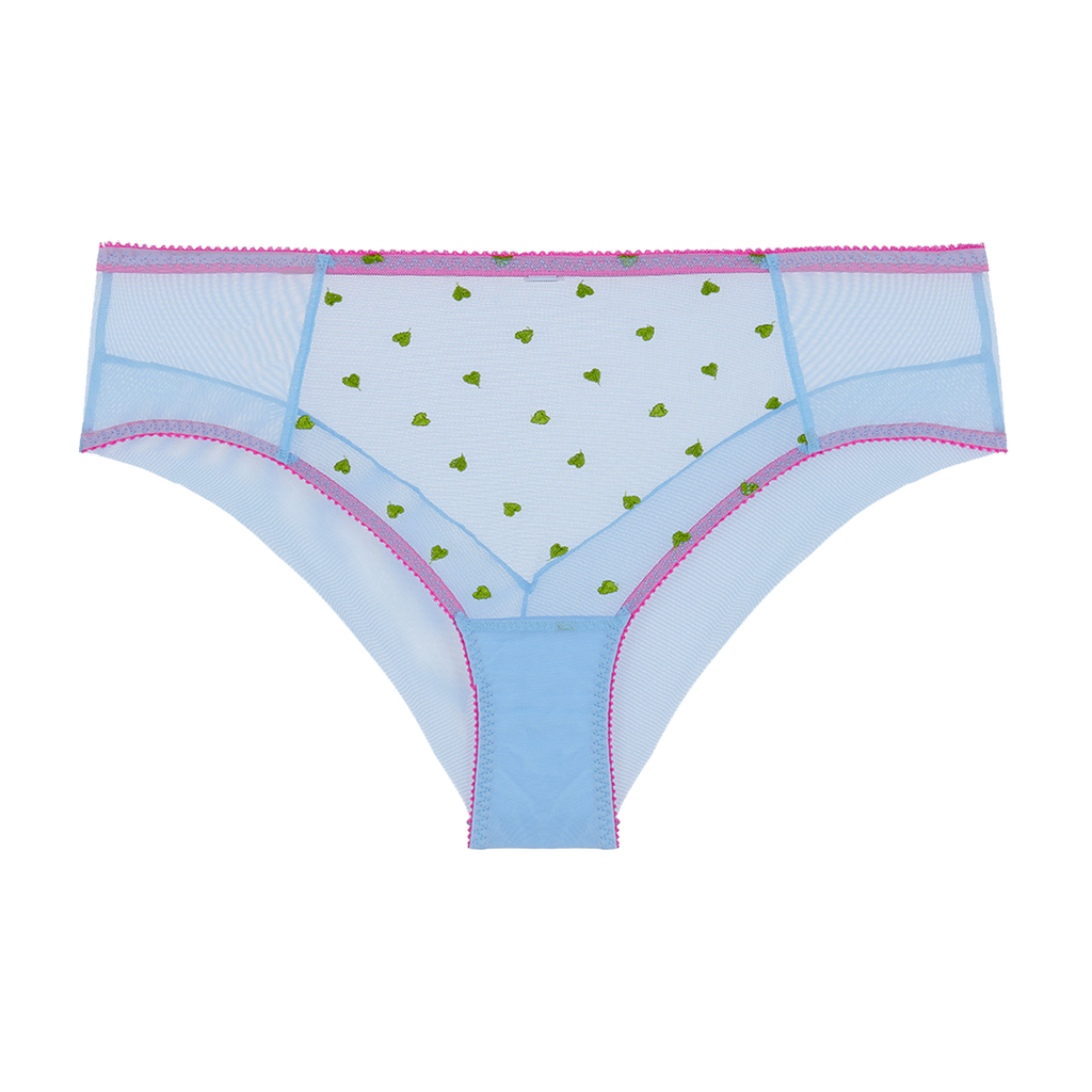 Betty Heart Embroidery High Waist Knicker