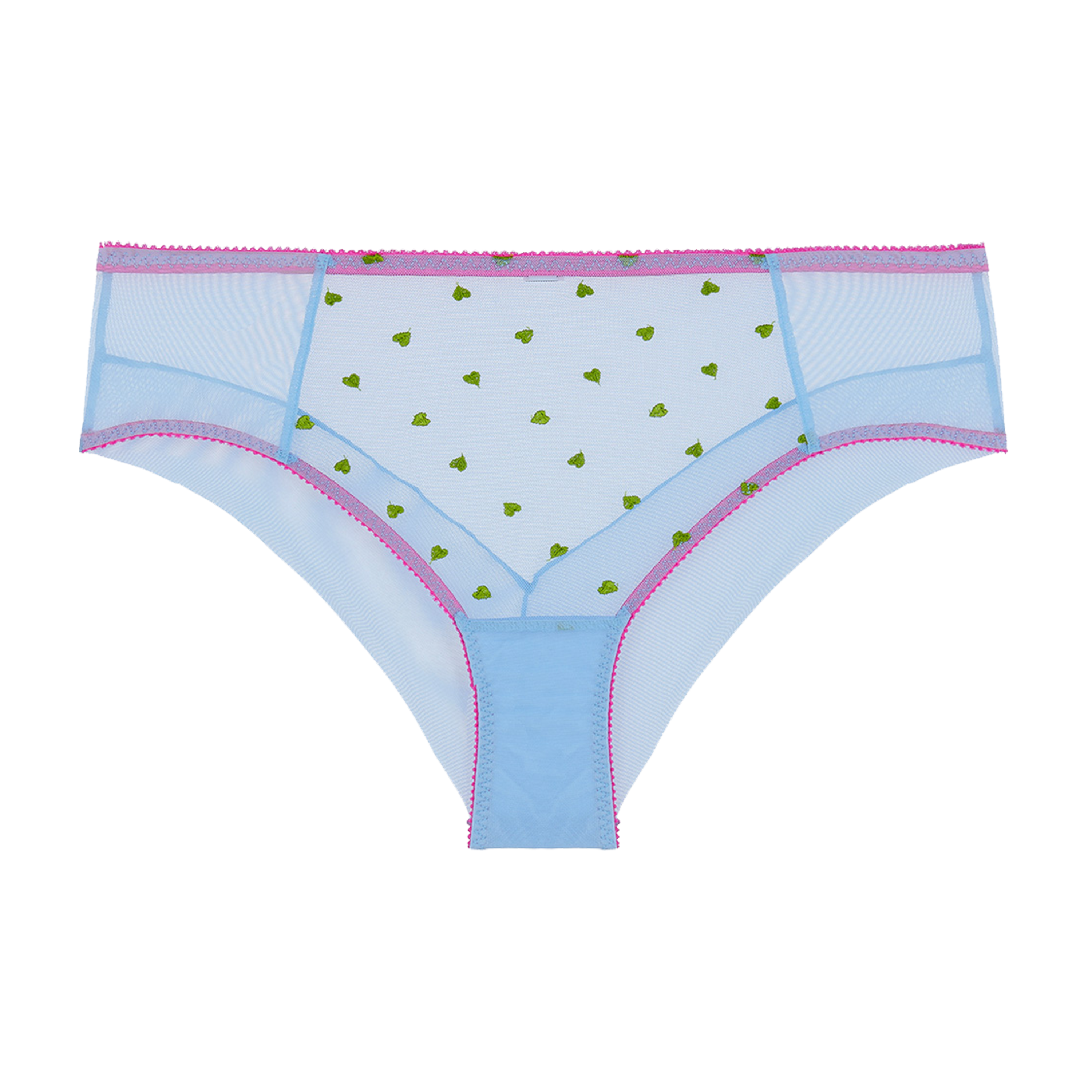 Betty Heart Embroidery High Waist Knicker