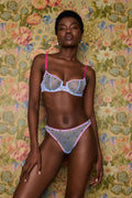 Betty Heart Embroidery Underwire Bra