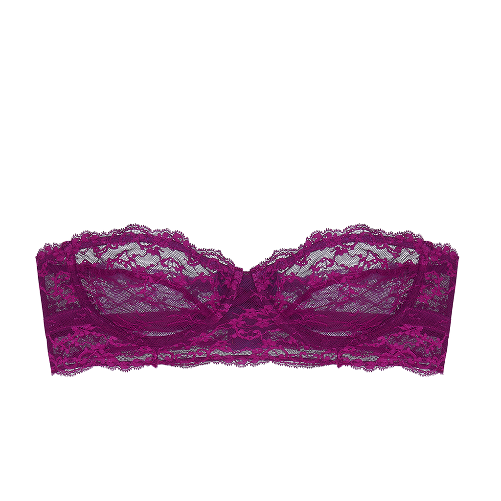 Odette Floral Lace Strapless Bra