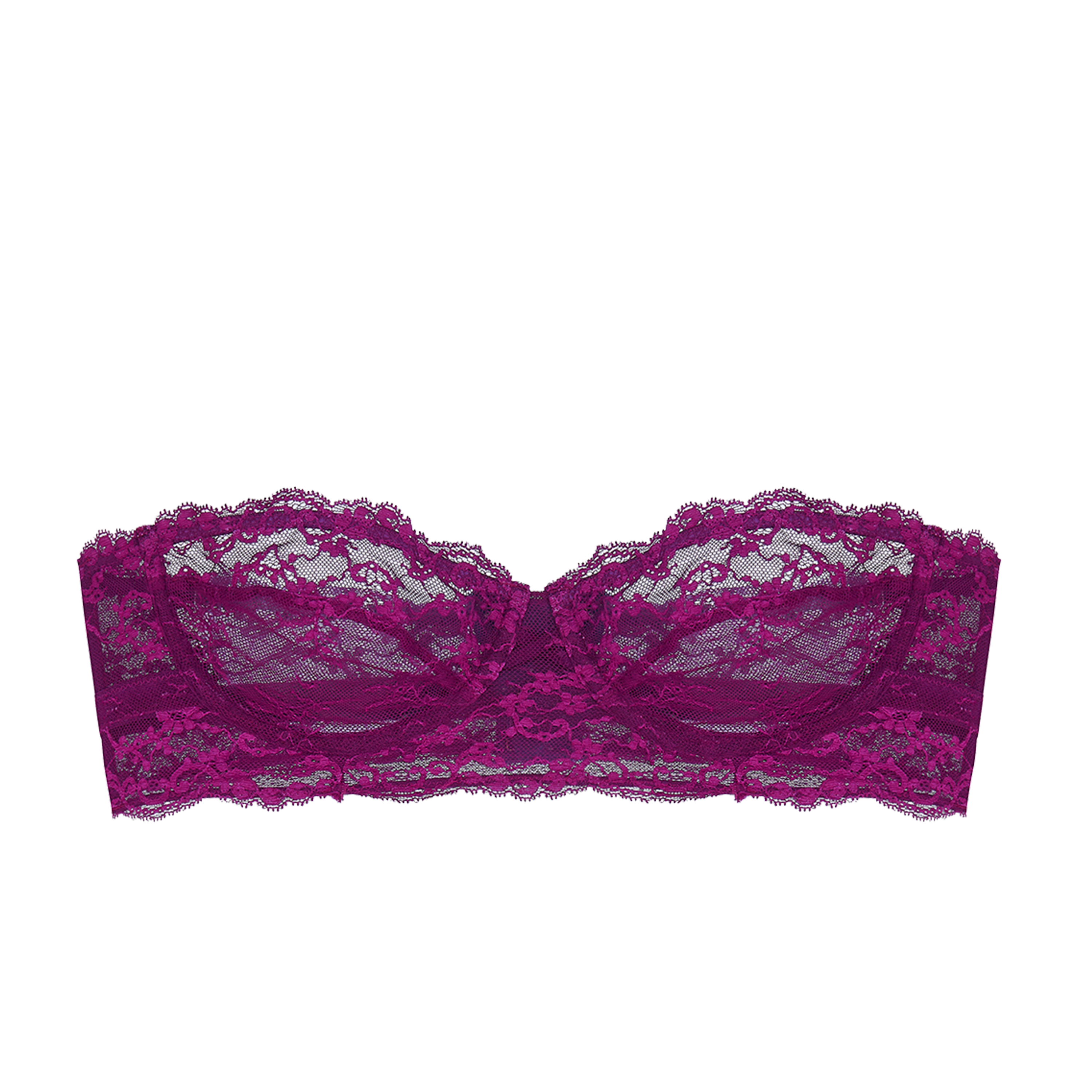 Odette Floral Lace Strapless Bra