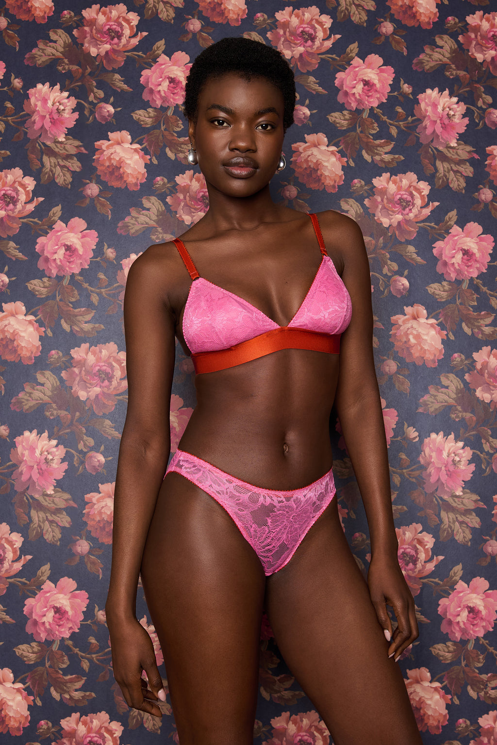Rosamund Lace Padded Triangle Bralette