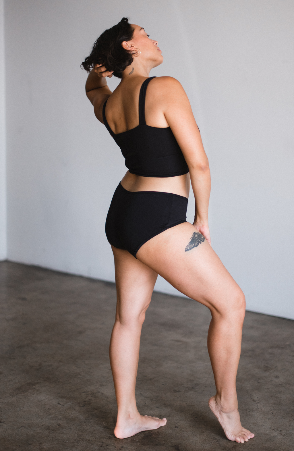 Organic Cotton Square Neck Bralette